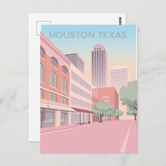 Houston Texas Postcard Postkarte (Vorne/Hinten)