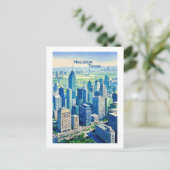 Houston Texas Postcard Postkarte (Stehend Vorderseite)