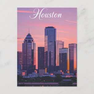 Houston Texas Postcard Postkarte