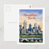 Houston Texas Postcard Postkarte (Vorne/Hinten)