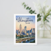 Houston Texas Postcard Postkarte (Stehend Vorderseite)