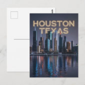 Houston Texas Postcard Postkarte (Vorne/Hinten)