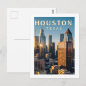 Houston Texas Postcard Postkarte (Vorne/Hinten)