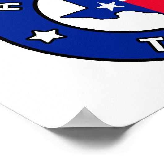 Houston Texas Poster (Ecke)