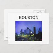 HOUSTON texas Postkarte (Vorne/Hinten)