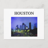 HOUSTON texas Postkarte (Vorderseite)