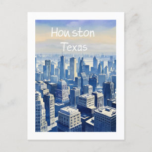 Houston Texas Postkarte