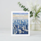 Houston Texas Postkarte (Stehend Vorderseite)