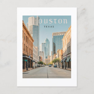 Houston Texas Postkarte