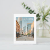 Houston Texas Postkarte (Stehend Vorderseite)