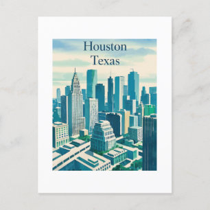 Houston Texas Postkarte