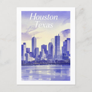Houston Texas Postkarte