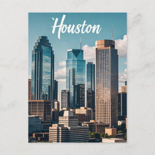 Houston Texas Postkarte