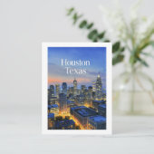Houston Texas Postkarte (Stehend Vorderseite)