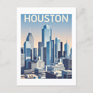 Houston Texas Postkarte