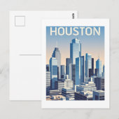 Houston Texas Postkarte (Vorne/Hinten)