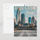 Houston Texas Postkarte (Vorne/Hinten)