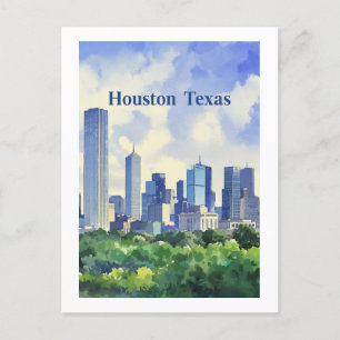 Houston Texas Postkarte