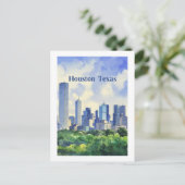 Houston Texas Postkarte (Stehend Vorderseite)