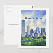 Houston Texas Postkarte (Vorne/Hinten)