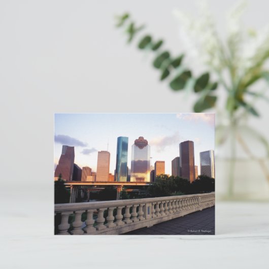 Houston, Texas Postkarte (Stehend Vorderseite)