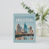 Houston Texas Postkarte (Stehend Vorderseite)