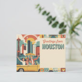 Houston texas postkarte (Stehend Vorderseite)