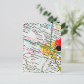 Houston, Texas Postkarte (Stehend Vorderseite)