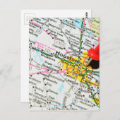 Houston, Texas Postkarte (Vorne/Hinten)