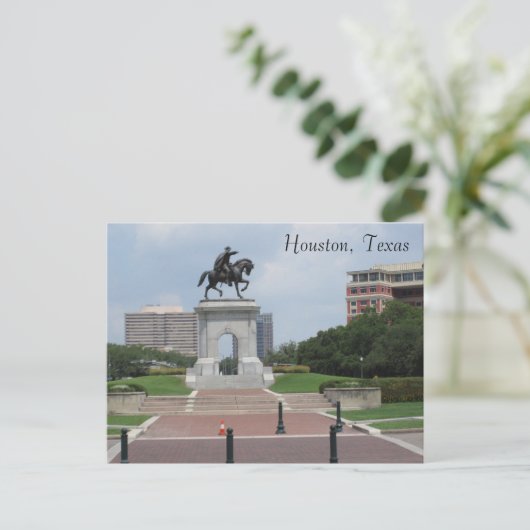 Houston, Texas Postkarte (Stehend Vorderseite)