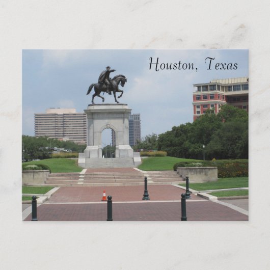 Houston, Texas Postkarte (Vorderseite)