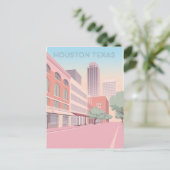 Houston Texas Postkarte (Stehend Vorderseite)