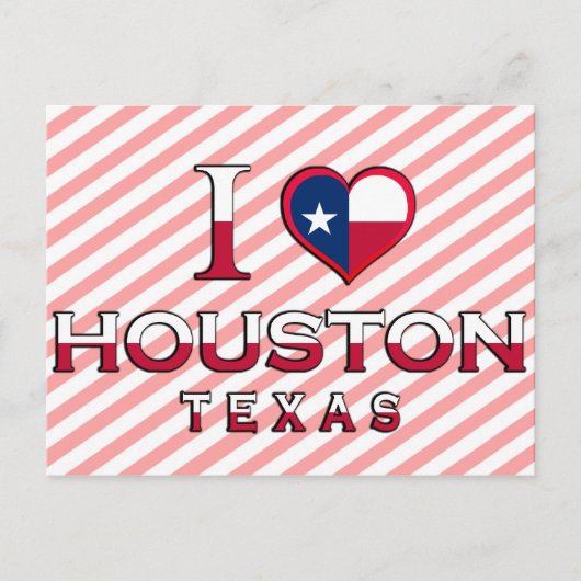Houston, Texas Postkarte (Vorderseite)