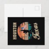 Houston Texas Postkarte (Vorne/Hinten)