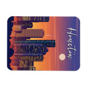 Houston Texas Reise Magnet (Horizontal)