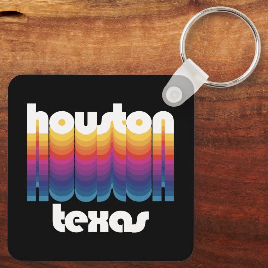 Houston, Texas Schlüsselanhänger (Rückseite)