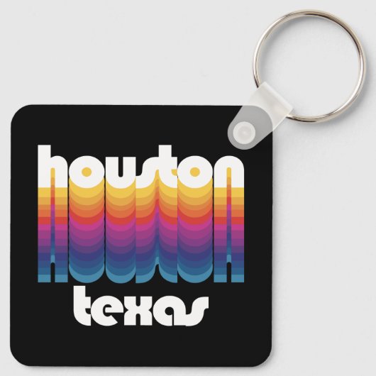 Houston, Texas Schlüsselanhänger (Rückseite)