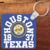 Houston, Texas Schlüsselanhänger (Rückseite)