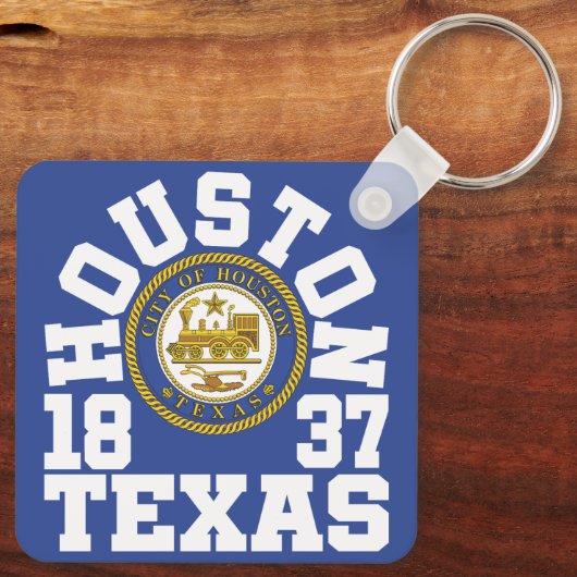 Houston, Texas Schlüsselanhänger (Rückseite)