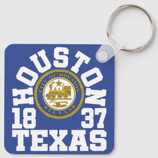 Houston, Texas Schlüsselanhänger (Rückseite)
