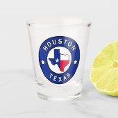 Houston Texas Schnapsglas (Vorderseite)