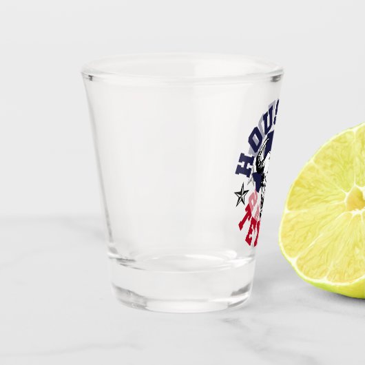 Houston, Texas Schnapsglas (Links)