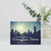 Houston Texas Skyline [2] (Postcard) Postkarte (Stehend Vorderseite)