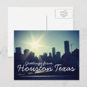 Houston Texas Skyline [2] (Postcard) Postkarte (Vorne/Hinten)