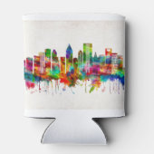 Houston Texas Skyline Dosenkühler (Rückseite)