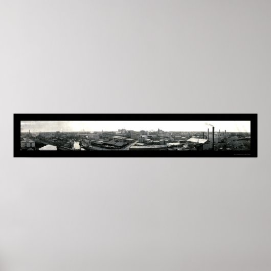 Houston Texas Skyline Foto 1909 Poster (Vorne)