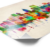 Houston Texas Skyline Fotodruck (Ecke)