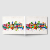 Houston Texas Skyline Gästebuch (Voll)