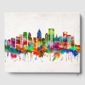 Houston Texas Skyline Gästebuch (Rückseite)