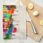 Houston Texas Skyline Geschirrtuch (Viertel Falte)